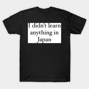 Zayn Malik Japan Quote Design T-Shirt